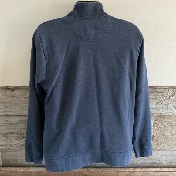 Orvis 1/4 zip and snap blue pullover size XL (I1) - Picture 4 of 5